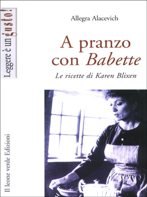 cover image of A pranzo con Babette